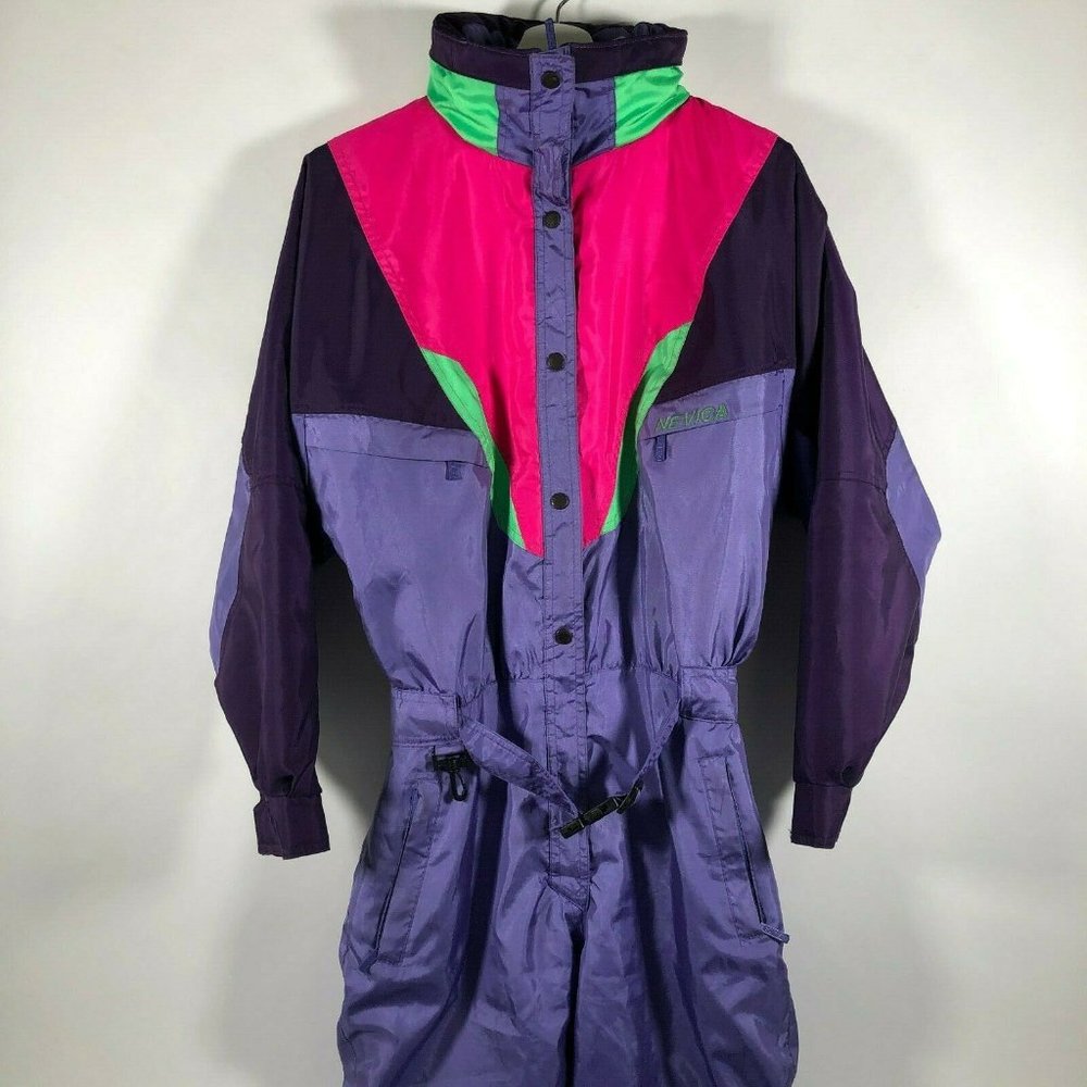 VTG Nevica One Piece Ski Snow Suit Bib Snowsuit